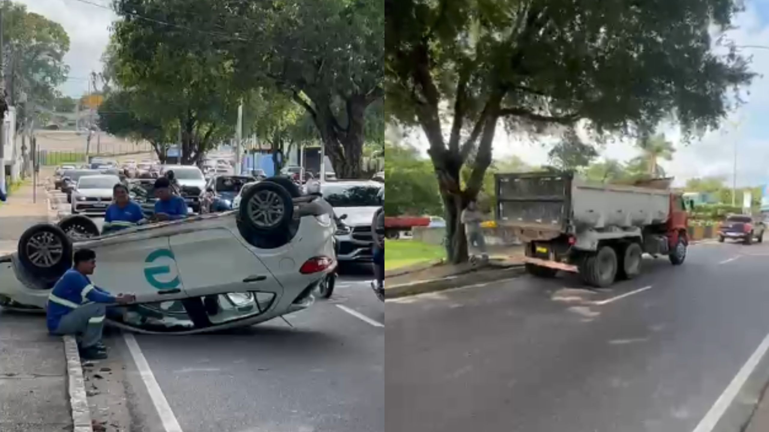 acidente-de-transito-carro-caçamba-canal92am