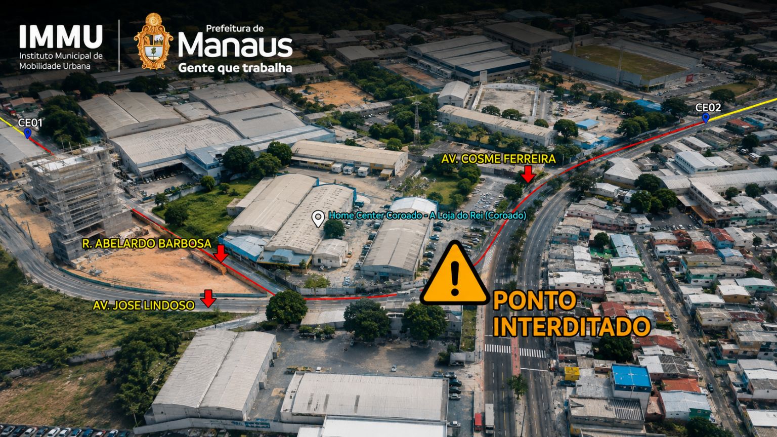 rua-interditada-acesso-torres-canal92am