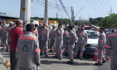 eletricistas-da-ambar-energia-paralisacao-manaus-canal92am