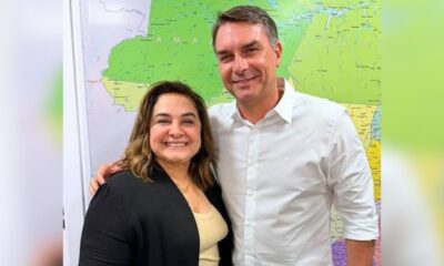 maria-do-carmo-e-flavio-bolsonaro-manaus-canal92am