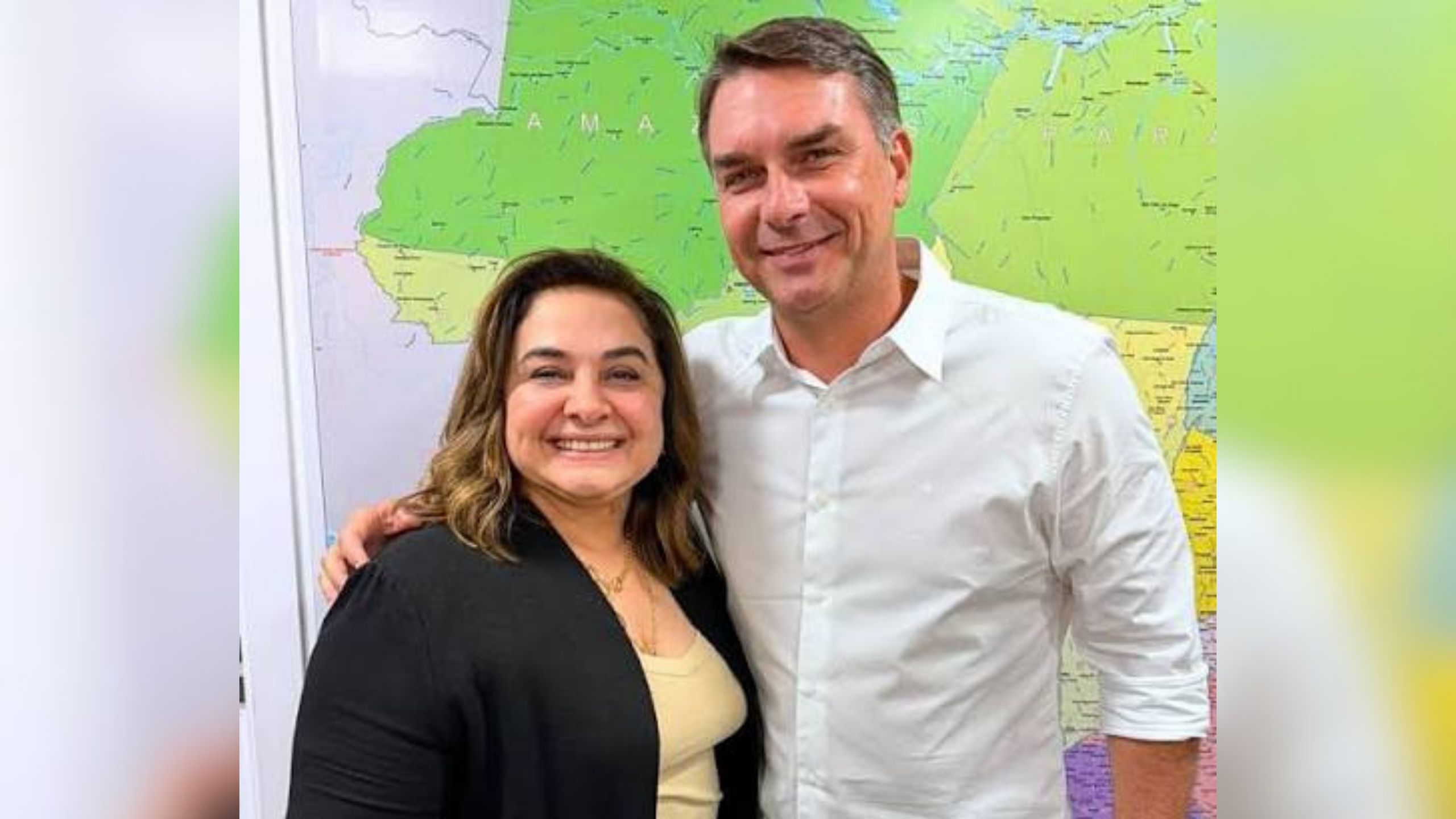 maria-do-carmo-e-flavio-bolsonaro-manaus-canal92am