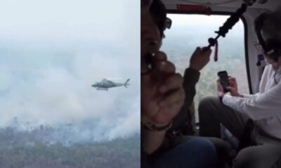incendios_amazonas_ministro_capobianco_sobrevoo_queimadas_canal92am